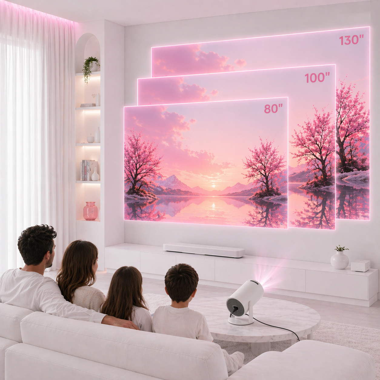 PROTIVO™ Smart Projektor 8K | Kino Domowe w Każdym Pomieszczeniu